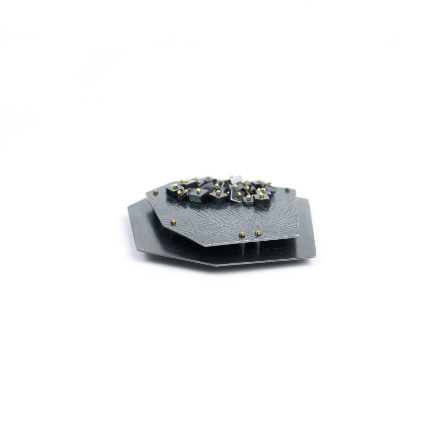 Riveted Hematite Brooch - Craft Council of BC