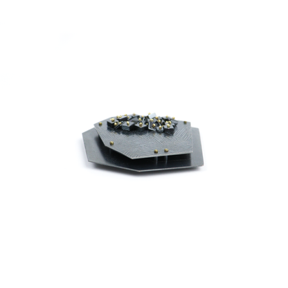 Riveted Hematite Brooch - Craft Council of BC