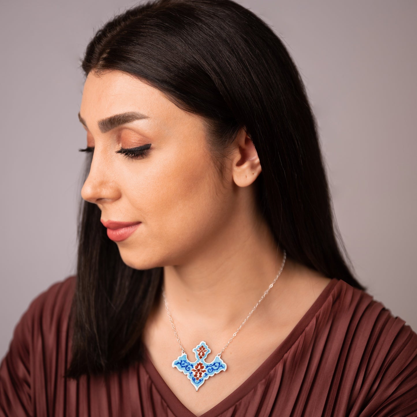 Blue Necklace - Craft Council of BC